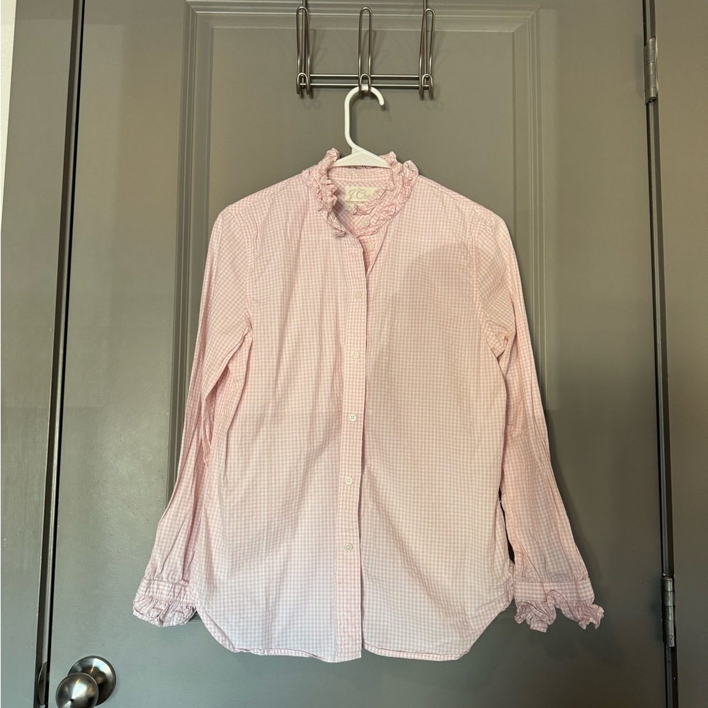 J. Crew Pink Button Down Shirt